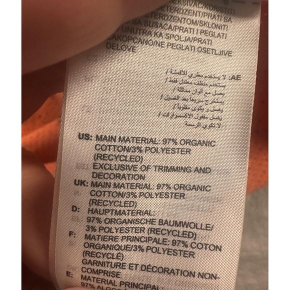 Adidas Adicross Shirt Mens XL Orange Cactus Print Golf Short Sleeve Button Front - Picture 5 of 8